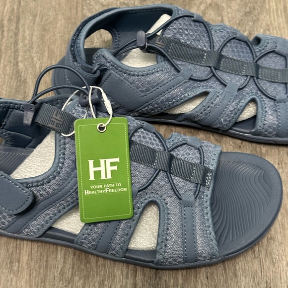 HF Men\'s Navy 7.5/8 (Women’s 10/10.5) Sport Sandals - Comfortable Outdoor Style main image 7